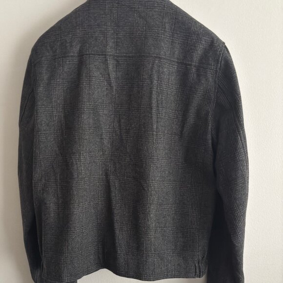 $1050 Private White V.C. x Mr.Porter Check Wool A-2 Bomber -Jacket -- 6/Large-XL - Picture 13 of 16